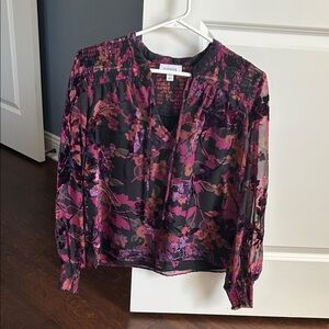 Evereve Willow floral Blouse